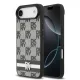 DKNY Pu Leather Checkered Pattern And Stripe tok, iPhone Air