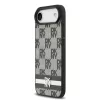 DKNY Pu Leather Checkered Pattern And Stripe tok, iPhone Air