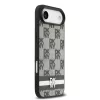 DKNY Pu Leather Checkered Pattern And Stripe tok, iPhone Air