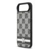 DKNY Pu Leather Checkered Pattern And Stripe tok, iPhone Air