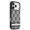 DKNY Pu Leather Checkered Pattern And Stripe tok, iPhone 17 Pro
