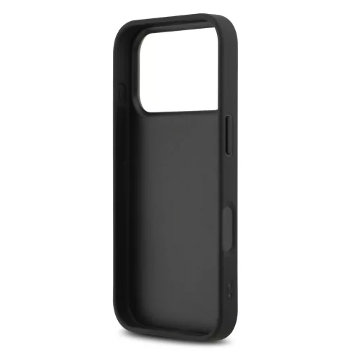 DKNY Pu Leather Checkered Pattern And Stripe tok, iPhone 17 Pro