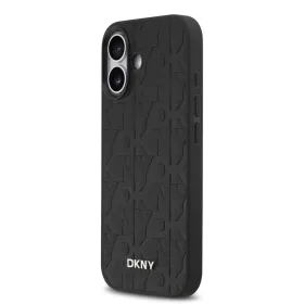 DKNY Pu Leather Grid Pattern MagSafe tok, iPhone 17