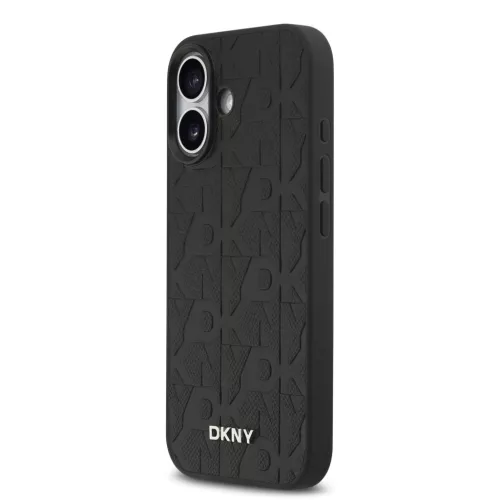 DKNY Pu Leather Grid Pattern MagSafe tok, iPhone 17