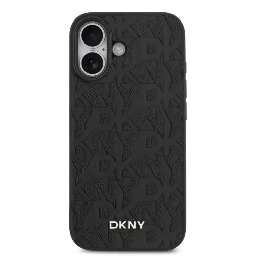 DKNY Pu Leather Grid Pattern MagSafe tok, iPhone 17