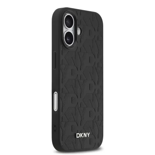 DKNY Pu Leather Grid Pattern MagSafe tok, iPhone 17