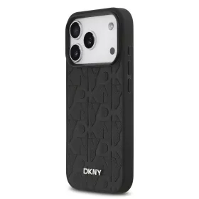DKNY Pu Leather Grid Pattern MagSafe tok, iPhone 17 Pro