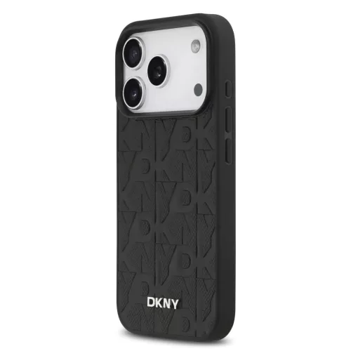 DKNY Pu Leather Grid Pattern MagSafe tok, iPhone 17 Pro