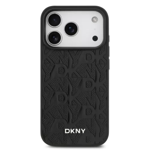 DKNY Pu Leather Grid Pattern MagSafe tok, iPhone 17 Pro