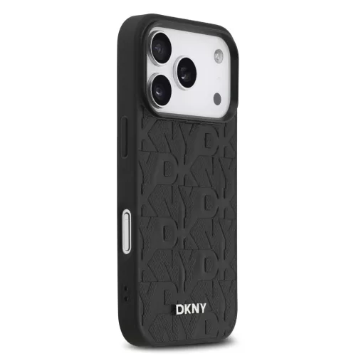 DKNY Pu Leather Grid Pattern MagSafe tok, iPhone 17 Pro