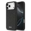 DKNY Pu Leather Grid Pattern MagSafe tok, iPhone 17 Pro Max