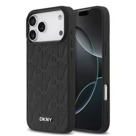 DKNY Pu Leather Grid Pattern MagSafe tok, iPhone 17 Pro Max
