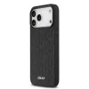 DKNY Pu Leather Grid Pattern MagSafe tok, iPhone 17 Pro Max