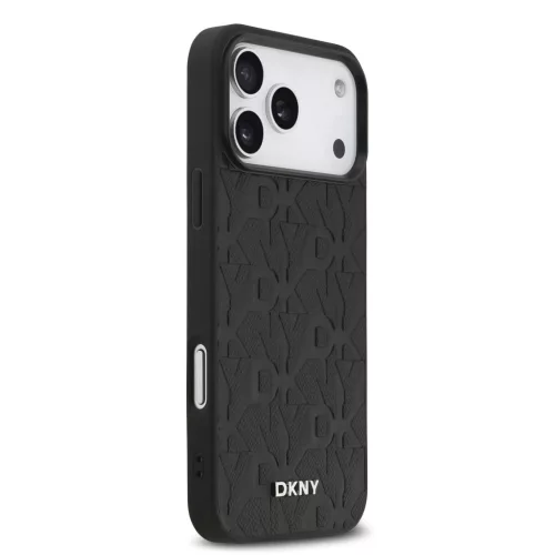DKNY Pu Leather Grid Pattern MagSafe tok, iPhone 17 Pro Max