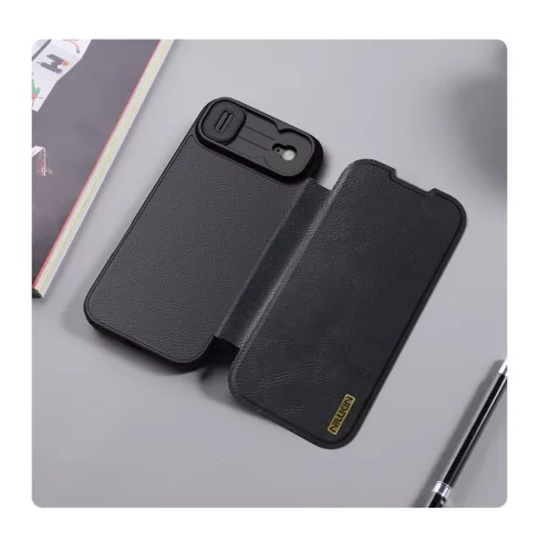 Nillkin Qin Book PRO tok Apple iPhone Air készülékhez – Barna