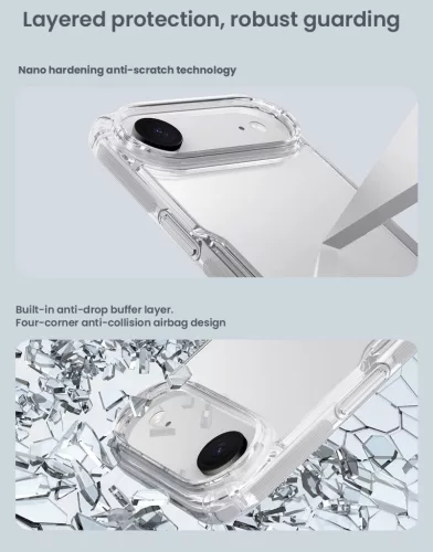 Nillkin Nature TPU PRO tok Apple iPhone Air készülékhez – Átlátszó