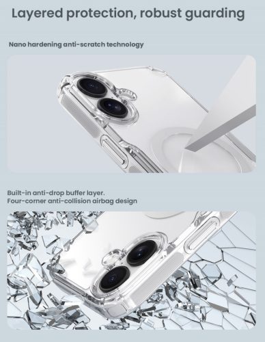 Nillkin Nature TPU PRO Magnetic tok Apple iPhone 17 készülékhez – Átlátszó