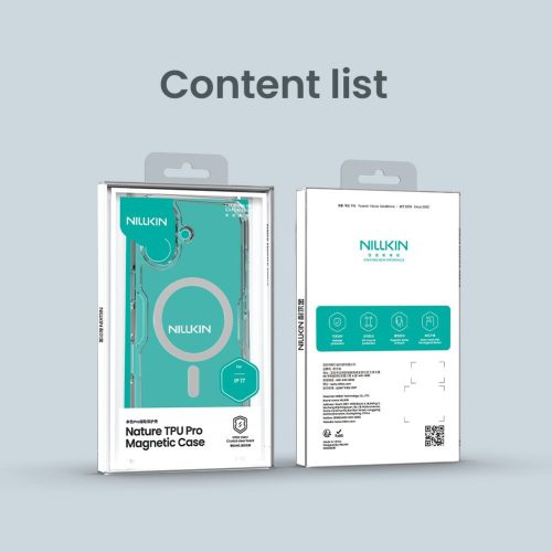 Nillkin Nature TPU PRO Magnetic tok Apple iPhone 17 készülékhez – Átlátszó
