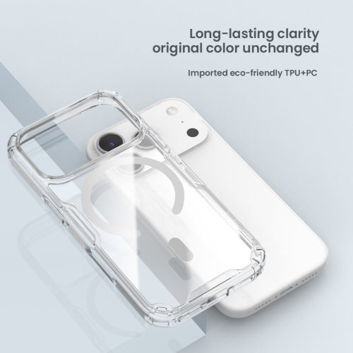 Nillkin Nature TPU PRO Magnetic tok Apple iPhone 17 Pro készülékhez – Átlátszó