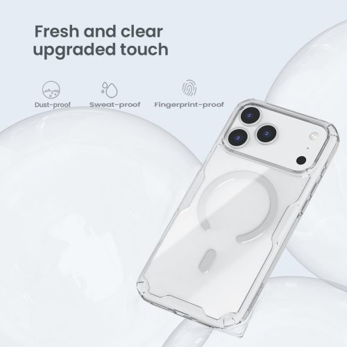 Nillkin Nature TPU PRO Magnetic tok Apple iPhone 17 Pro Max készülékhez – Átlátszó