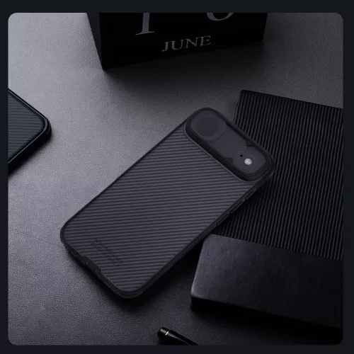 Nillkin CamShield PRO tok Apple iPhone Air készülékhez – Átlátszó fekete