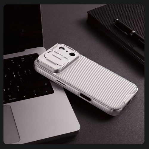 Nillkin CamShield PRO tok Apple iPhone 17 Pro készülékhez – Titánszürke