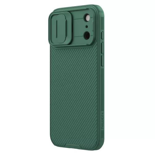 Nillkin CamShield PRO tok Apple iPhone 17 Pro Max / 18 Pro Max készülékhez – Sötétzöld