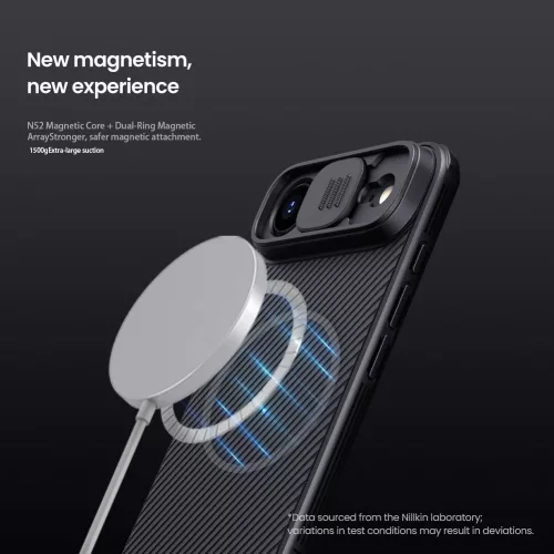Nillkin CamShield PRO Magnetic tok Apple iPhone Air készülékhez – Fekete