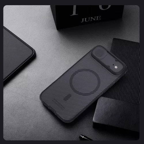 Nillkin CamShield PRO Magnetic tok Apple iPhone Air készülékhez – Átlátszó fekete