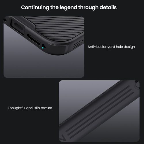 Nillkin CamShield PRO Magnetic tok Apple iPhone 17 Pro készülékhez – Fekete