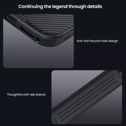 Nillkin CamShield PRO Magnetic tok Apple iPhone 17 Pro Max / 18 Pro Max készülékhez – Fekete