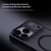 Nillkin CamShield PRO Magnetic tok Apple iPhone 17 Pro Max / 18 Pro Max készülékhez – Átlátszó fekete