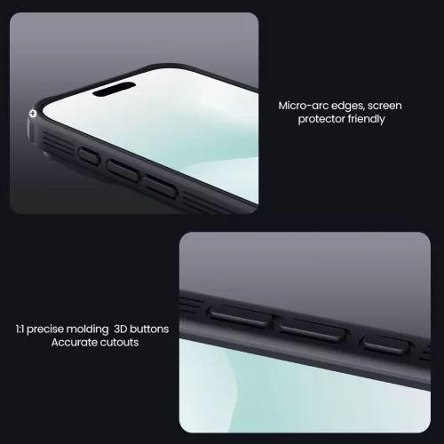 Nillkin CamShield PRO Magnetic tok Apple iPhone 17 Pro Max / 18 Pro Max készülékhez – Átlátszó fekete
