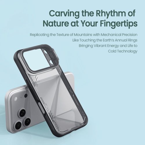 Nillkin Iceblade Prop tok Apple iPhone 17 Pro készülékhez – Sötét éjszaka fekete