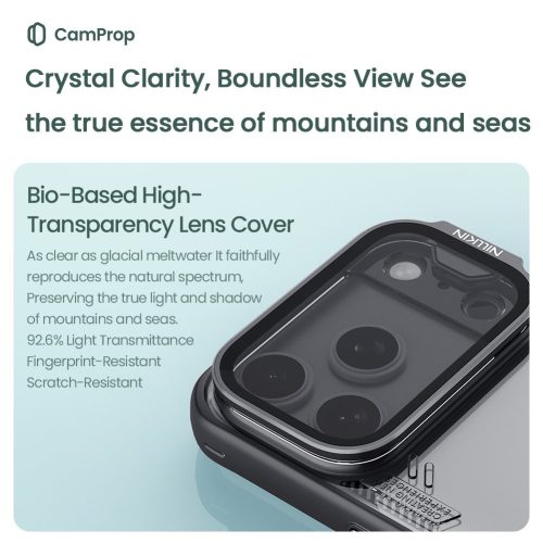 Nillkin Iceblade Prop tok Apple iPhone 17 Pro készülékhez – Sötét éjszaka fekete