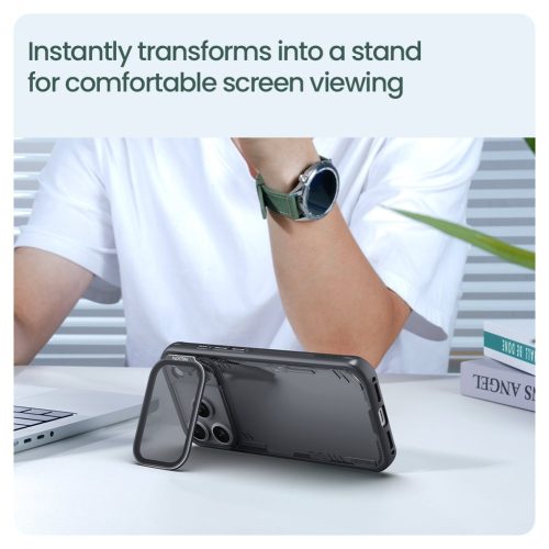 Nillkin Iceblade Prop tok Apple iPhone 17 Pro készülékhez – Sötét éjszaka fekete