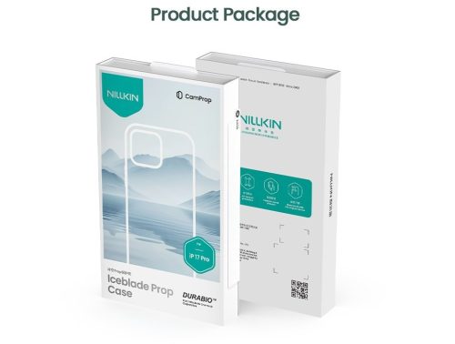 Nillkin Iceblade Prop Magnetic tok Apple iPhone 17 Pro készülékhez – Sötét éjszaka fekete