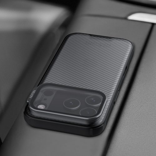 Nillkin CamShield Prop tok Apple iPhone 17 Pro készülékhez – Átlátszó fekete