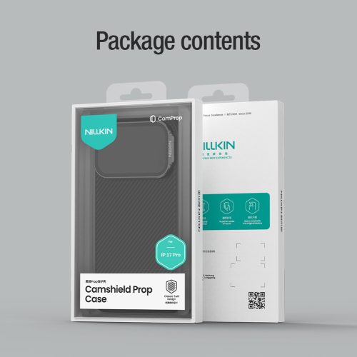 Nillkin CamShield Prop tok Apple iPhone 17 Pro készülékhez – Fekete