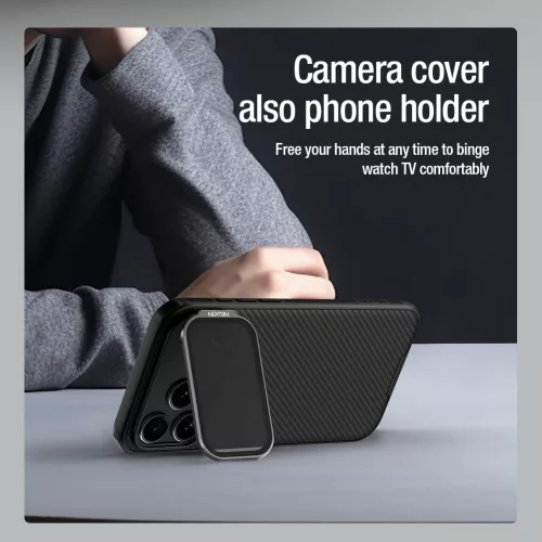 Nillkin CamShield Prop tok Apple iPhone 17 Pro Max / 18 Pro Max készülékhez – Fekete