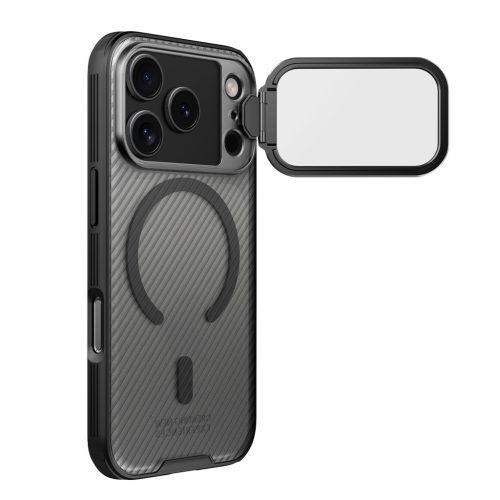 Nillkin CamShield Prop Magnetic tok Apple iPhone 17 Pro készülékhez – Átlátszó fekete