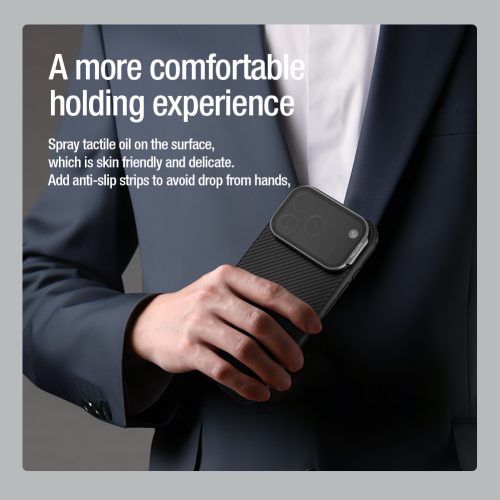 Nillkin CamShield Prop Magnetic tok Apple iPhone 17 Pro készülékhez – Fekete