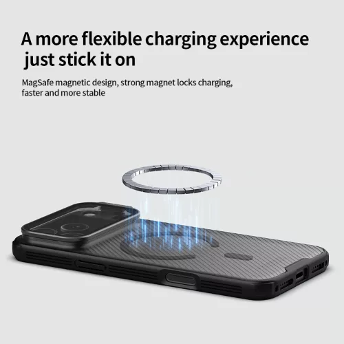 Nillkin CamShield Prop Magnetic tok Apple iPhone 17 Pro Max / 18 Pro Max készülékhez – Átlátszó fekete