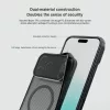 Nillkin CamShield Prop Magnetic tok Apple iPhone 17 Pro Max / 18 Pro Max készülékhez – Átlátszó fekete