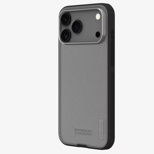Nillkin Super Frosted PRO tok Apple iPhone 17 Pro Max / 18 Pro Max készülékhez – Átlátszó fekete