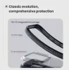 Nillkin Super Frosted PRO tok Apple iPhone 17 Pro Max / 18 Pro Max készülékhez – Átlátszó fekete