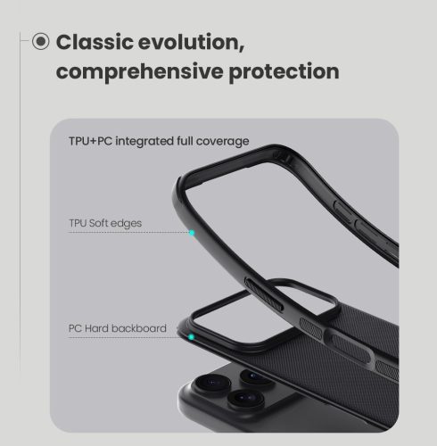 Nillkin Super Frosted PRO tok Apple iPhone 17 Pro készülékhez – Sötétzöld