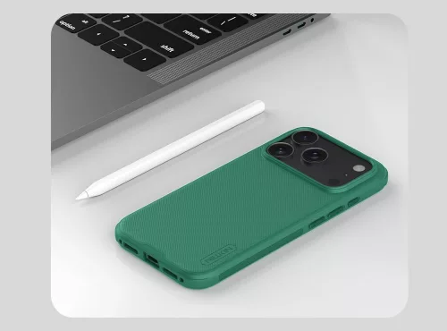 Nillkin Super Frosted PRO tok Apple iPhone 17 Pro Max / 18 Pro Max készülékhez – Sötétzöld