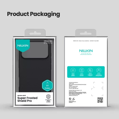 Nillkin Super Frosted PRO tok Apple iPhone 17 Pro Max / 18 Pro Max készülékhez – Sötétzöld