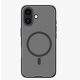 Nillkin Super Frosted PRO Magnetic tok Apple iPhone 17 készülékhez – Átlátszó fekete